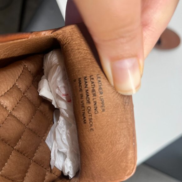 Birdies The Starling Whiskey Leather Medium Brown Comfort Sole Flat Loafers Sz 9 - Picture 5 of 7